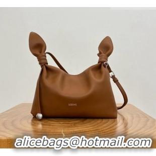 Grade Quality Loewe Mini Scarf Bag in Smooth Calfskin 81037 Brown 2026 Top
