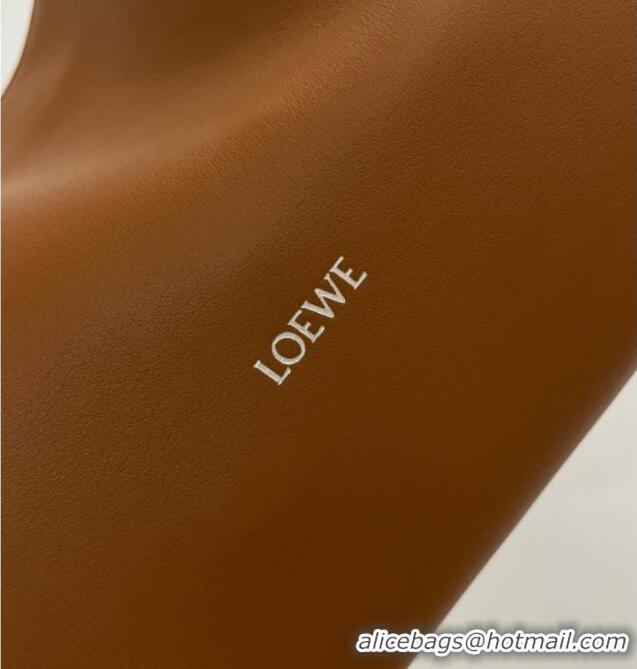 New Cheap Loewe Medium Scarf Bag in Smooth Calfskin 81035 Brown 2026 Top