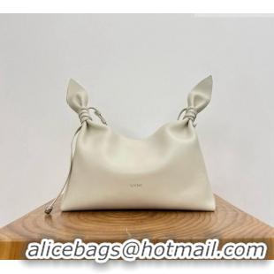 Market Sells Loewe Medium Scarf Bag in Smooth Calfskin 81035 White 2026 Top