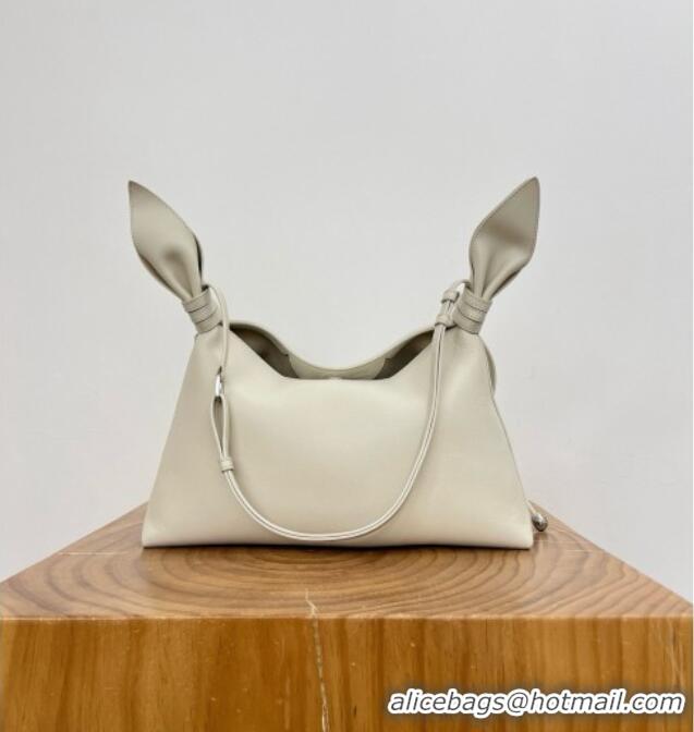 Market Sells Loewe Medium Scarf Bag in Smooth Calfskin 81035 White 2026 Top