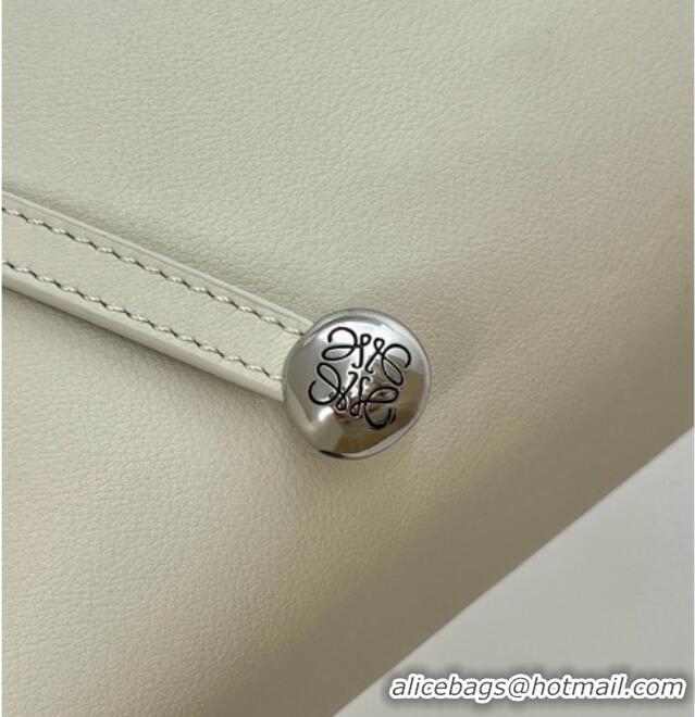 Market Sells Loewe Medium Scarf Bag in Smooth Calfskin 81035 White 2026 Top