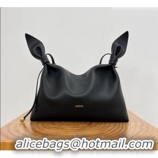 Grade Discount Loewe Medium Scarf Bag in Smooth Calfskin 81035 Black 2026 Top