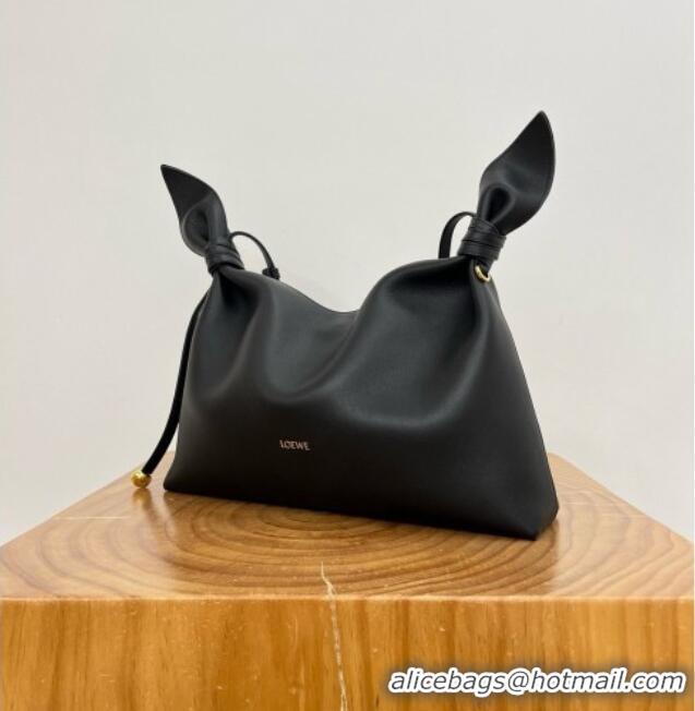 Grade Discount Loewe Medium Scarf Bag in Smooth Calfskin 81035 Black 2026 Top