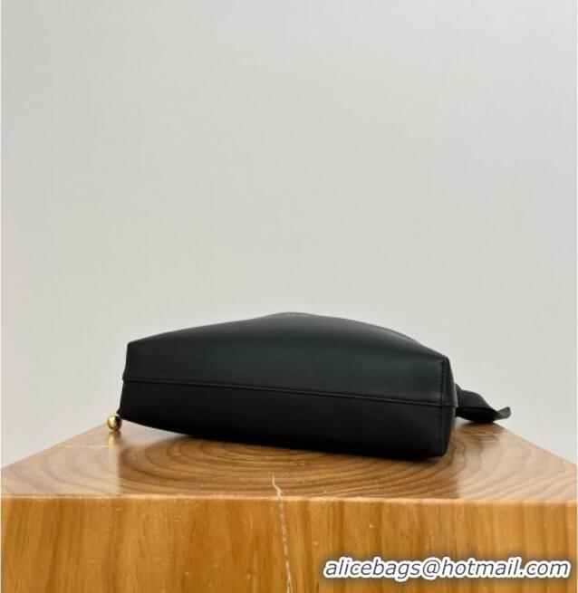 Grade Discount Loewe Medium Scarf Bag in Smooth Calfskin 81035 Black 2026 Top