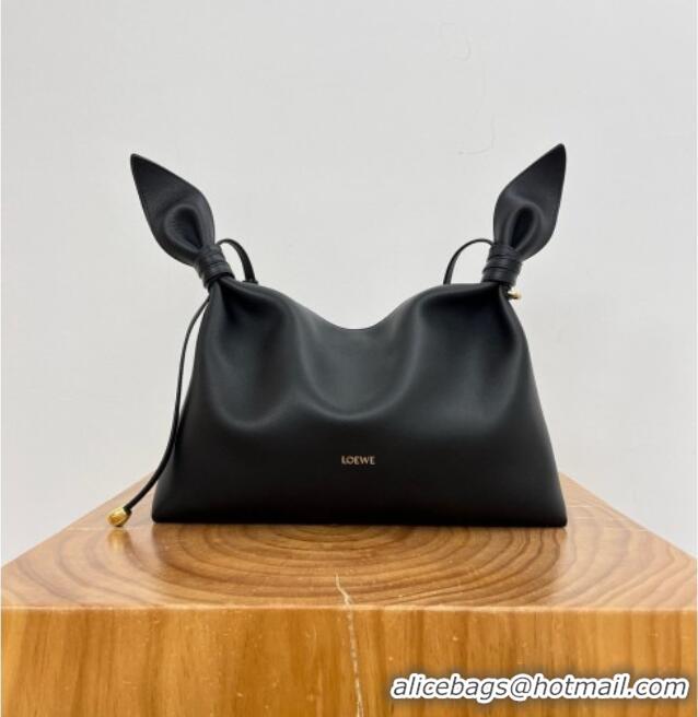 Grade Discount Loewe Medium Scarf Bag in Smooth Calfskin 81035 Black 2026 Top