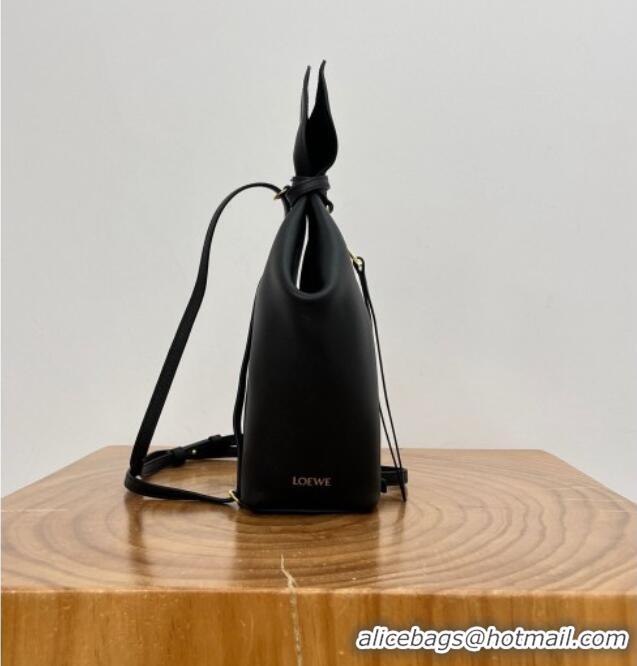 Buy Promotional Loewe Scarf Backpack in Smooth Calfskin 81036 Black 2026 Top