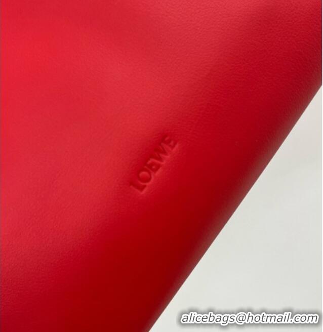 Best Design Loewe Medium Coil Flamenco Clutch in Nappa Calfskin 81047 Red 2026 Top