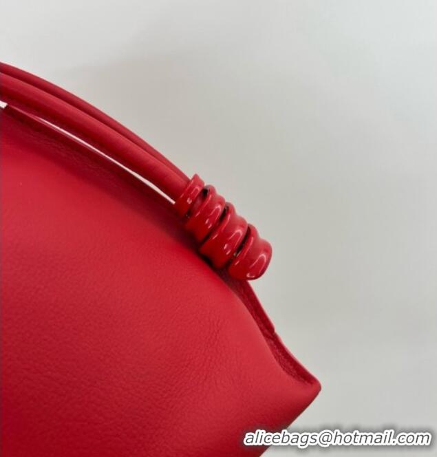 Best Design Loewe Medium Coil Flamenco Clutch in Nappa Calfskin 81047 Red 2026 Top