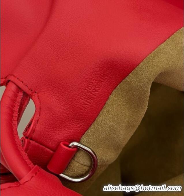 Best Design Loewe Medium Coil Flamenco Clutch in Nappa Calfskin 81047 Red 2026 Top
