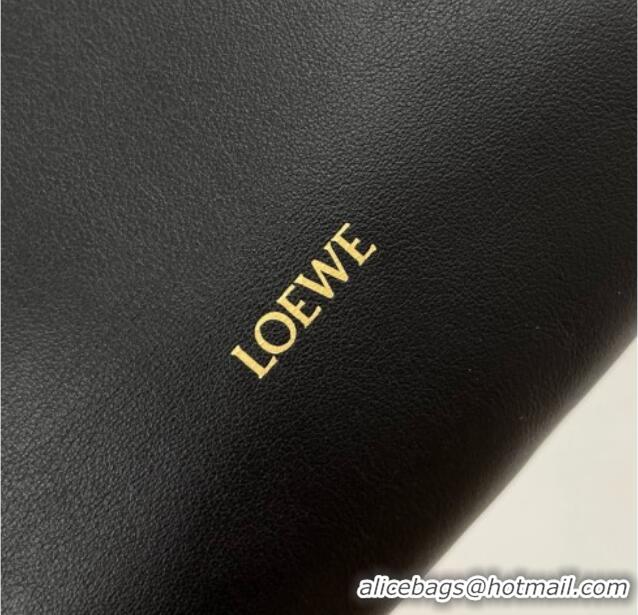 Promotional Loewe Mini Coil Flamenco Clutch in Nappa Calfskin 81048 Black 2026 Top