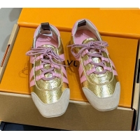 Unique Style Louis Vuitton LV Sneakerina in Mix of Materials Gold 60728101 2026