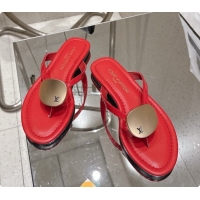 Good Quality Louis Vuitton LV Treasure Flat Mule in Red Patent Calf Leather 60728124 2026