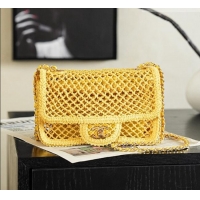 Best Quality Chanel CoCo Beach Small Flap Bag AS6156 Yellow 2026