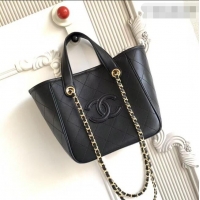 Reasonable Price Chanel Mini Tote Bag in Calfskin AS6199 Black 2026
