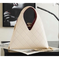 Buy Inexpensive Chanel Calfskin Tote Bag AS6390 White 2026