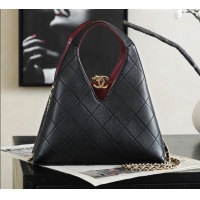 Traditional Discount Chanel Calfskin Tote Bag AS6390 Black 2026