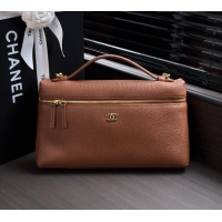 Top Quality Chanel Classic Vanity Bag in Grained Calfskin AS6473 Brown 2026