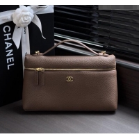 Modern Classic Chanel Classic Vanity Bag in Grained Calfskin AS6473 Grey 2026