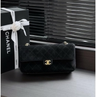 Good Taste Chanel Suede Calfskin Maxi Flap Bag AS6281 Black 2026