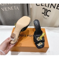 Most Popular Louis Vuitton LV Cube Mule in Printed Textile Black Pre-Fall 6073032 2026