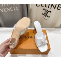Popular Style Louis Vuitton LV Cube Mule in White Satin Pre-Fall 6073035 2026
