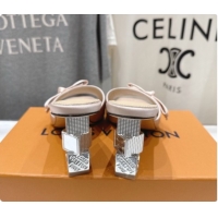 Grade Quality Louis Vuitton LV Cube Mule in Nude Satin Pre-Fall 6073040 2026