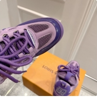 Good Product Louis Vuitton LV Skate Sneaker in Beige Mix of Materials LV073044 Purple 2026