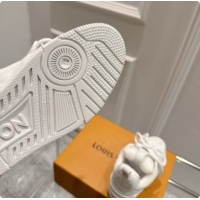 Perfect Louis Vuitton LV Skate Sneaker in Beige Mix of Materials LV073045 White 2026