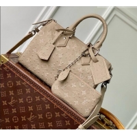 Top Grade Louis Vuitton Speedy P9 Bandoulière 25 Bag in Ostrich Pattern Calfskin M24426 Grey 2026