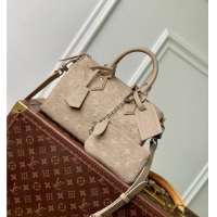 Top Grade Louis Vuitton Speedy P9 Bandoulière 25 Bag in Ostrich Pattern Calfskin M24426 Grey 2026
