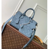 Top Design Louis Vuitton Speedy P9 Bandoulière 25 Bag in Ostrich Pattern Calfskin M24426 Blue 2026