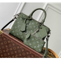 Buy Cheap Louis Vuitton Speedy P9 Bandoulière 25 Bag in Ostrich Pattern Calfskin M24426 Green 2026