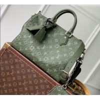 Cheapest Louis Vuitton Speedy P9 Bandoulière 30 Bag in Ostrich Pattern Calfskin M24426 Green 2026