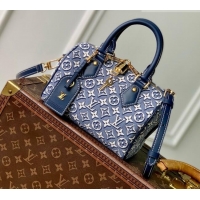 Super Quality Louis Vuitton Speedy BANDOULIÈRE 20 Bag in Monogram Embleme Bleu M2A187 2026
