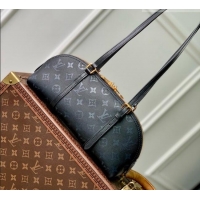 Top Grade Louis Vuitton Squire East-West Bag in Boldly Black Calfskin Leather M3A167 2026