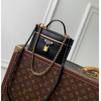 Shop Inexpensive Louis Vuitton Vanity Chain Pouch Bag in Boldly Black Calfskin Leather M3A372 2026