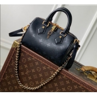 Low Cost Louis Vuitton Speedy Bandoulière 20 Bag in Boldly Black Calfskin Leather M3A079 2026