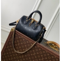 Low Cost Louis Vuitton Speedy Bandoulière 20 Bag in Boldly Black Calfskin Leather M3A079 2026