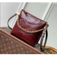 Luxury Cheap Louis Vuitton Multipass Mini Bag in Burgundy Calfskin Leather M3A247 2026