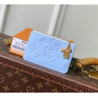 Grade Quality Louis Vuitton Romy Card Holder Bag in Cowhide Leather M2A045 Blue 2026