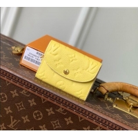 Grade Design Louis Vuitton Rosalie Coin Purse in Cowhide Leather M29805 Yellow 2026