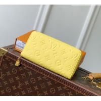 Top Quality Louis Vuitton Zippy Wallet in Cowhide Leather M29794 Yellow 2026