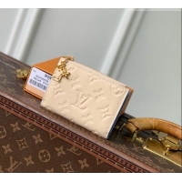 Grade Discount Louis Vuitton Lisa Wallet in Cowhide Leather M29808 Apricot 2026