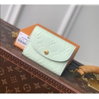 Free Shipping Discount Louis Vuitton Rosalie Coin Purse in Cowhide Leather M29805 Minty Green 2026