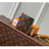 Inexpensive Louis Vuitton LV Charms Pocket Wallet in Monogram Canvas M29792 Minty Green 2026
