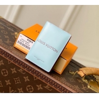 Big Discount Louis Vuitton Pocket Organizer in Frost Blue Cowhide Leather M2A445 2026