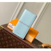 Buy Inexpensive Louis Vuitton LV Brazza Wallet in Blue Calfskin Leather M2A555 2026