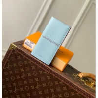 Buy Inexpensive Louis Vuitton LV Brazza Wallet in Blue Calfskin Leather M2A555 2026