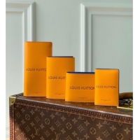 Grade Design Louis Vuitton Passport Cover in Orange Cowhide Leather M29276 2026
