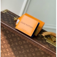 Stylish Discount Louis Vuitton Portefeuille Marco Wallet in Orange Calfskin Leather M2A448 2026